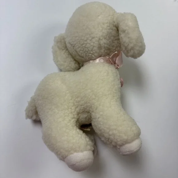 1985 Applause Precious Moments 10" LEVI THE LAMB Wooly Plush Wallace Berrie - Picture 8 of 10